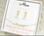 Bridesmaid Pearl Earring and Bracelet set