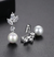 Bridesmaid Pearl Earring and Bracelet set