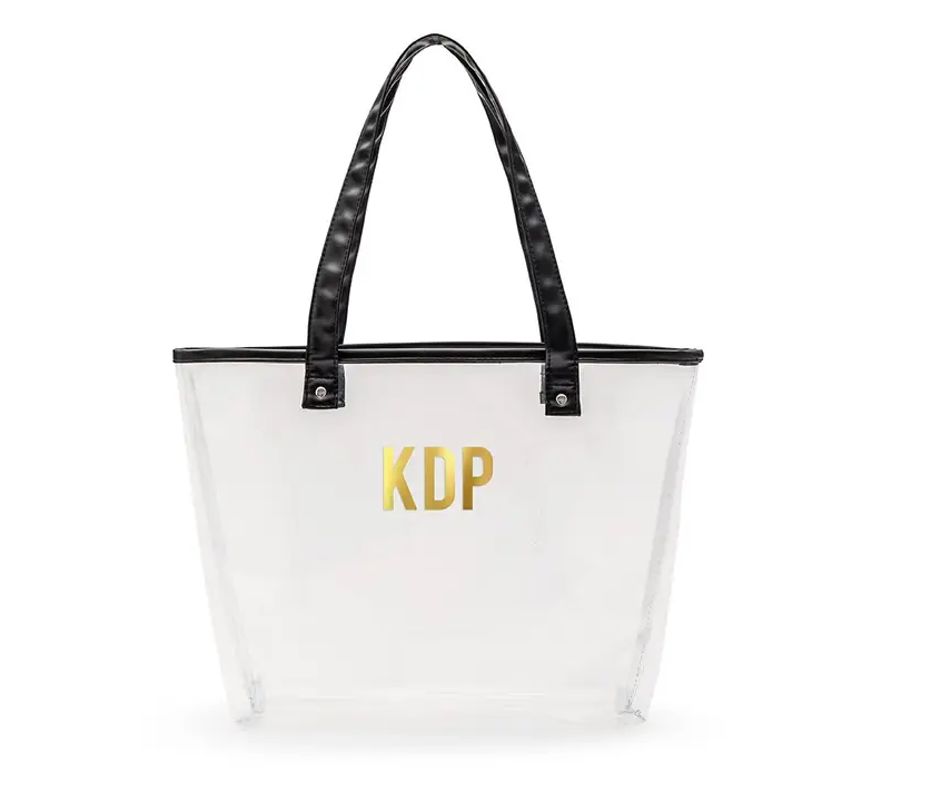 Clear plastic stadium tote bags online