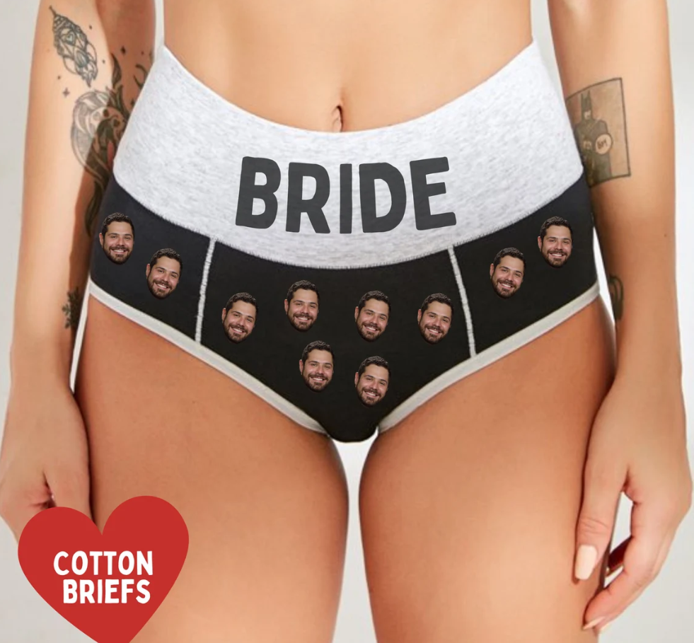 Photo Undies for the Bride