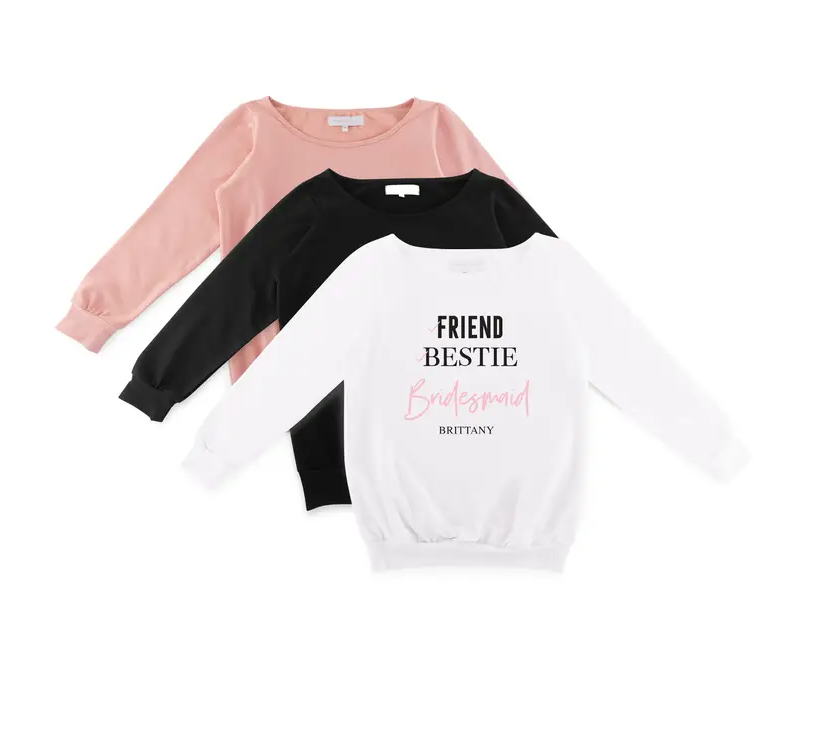 Wedding Sweatshirt - Bridesmaid Checklist
