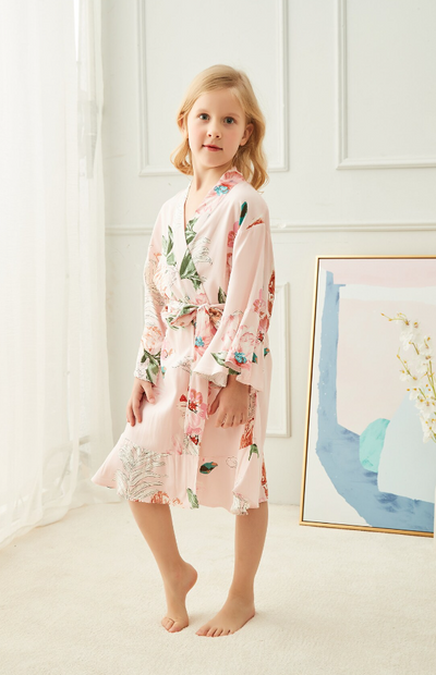 Ruffled Floral Robes