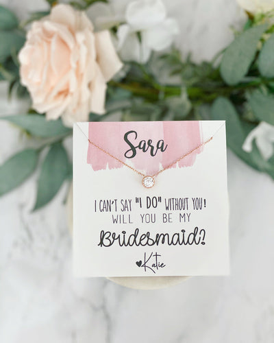 Bridesmaid Watercolor Proposal