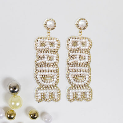 Bride Beaded Earrings