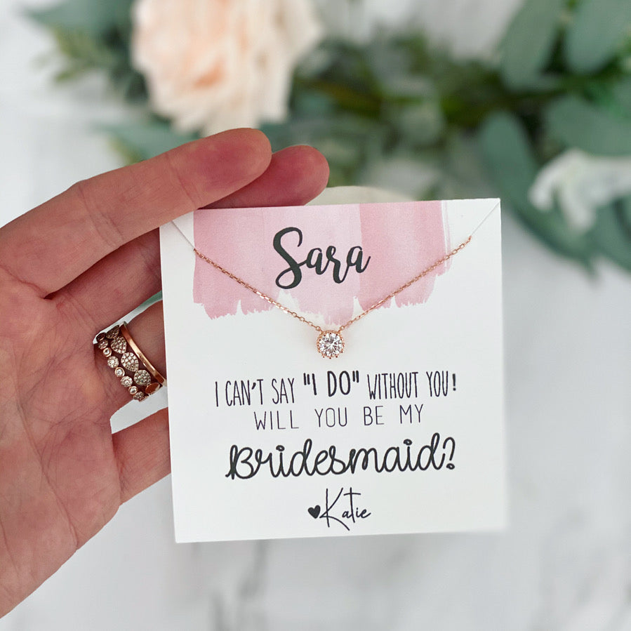 Bridesmaid Watercolor Proposal