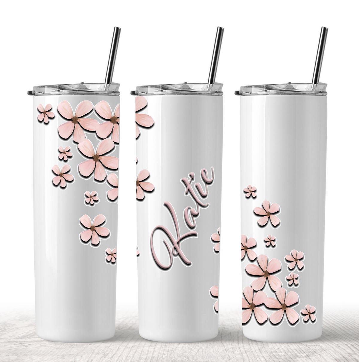 Blush Floral Tumbler