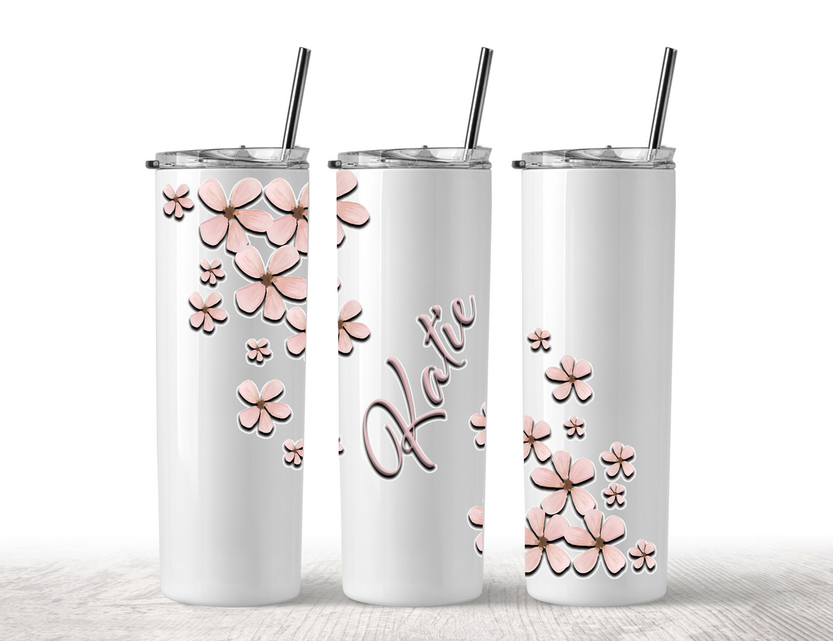 Blush Floral Tumbler