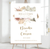 Boho Floral Welcome Wedding Sign