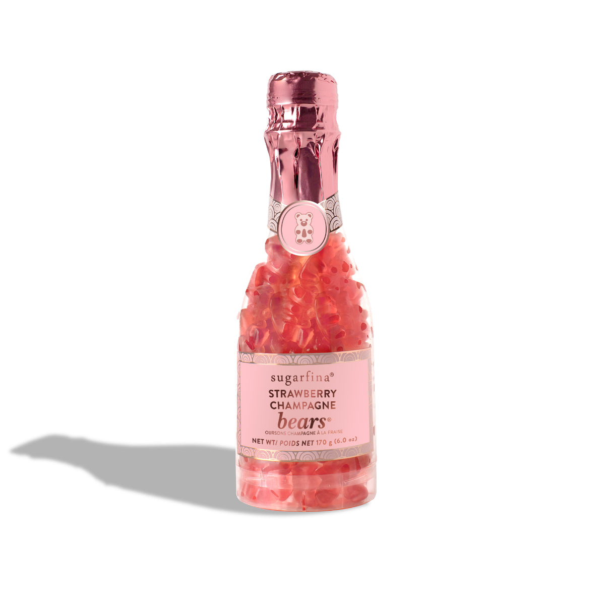 Sugarfina - Strawberry Champagne Bears - Celebration Bottle