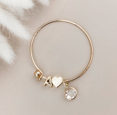 Monogram Bracelet - Flower Girl