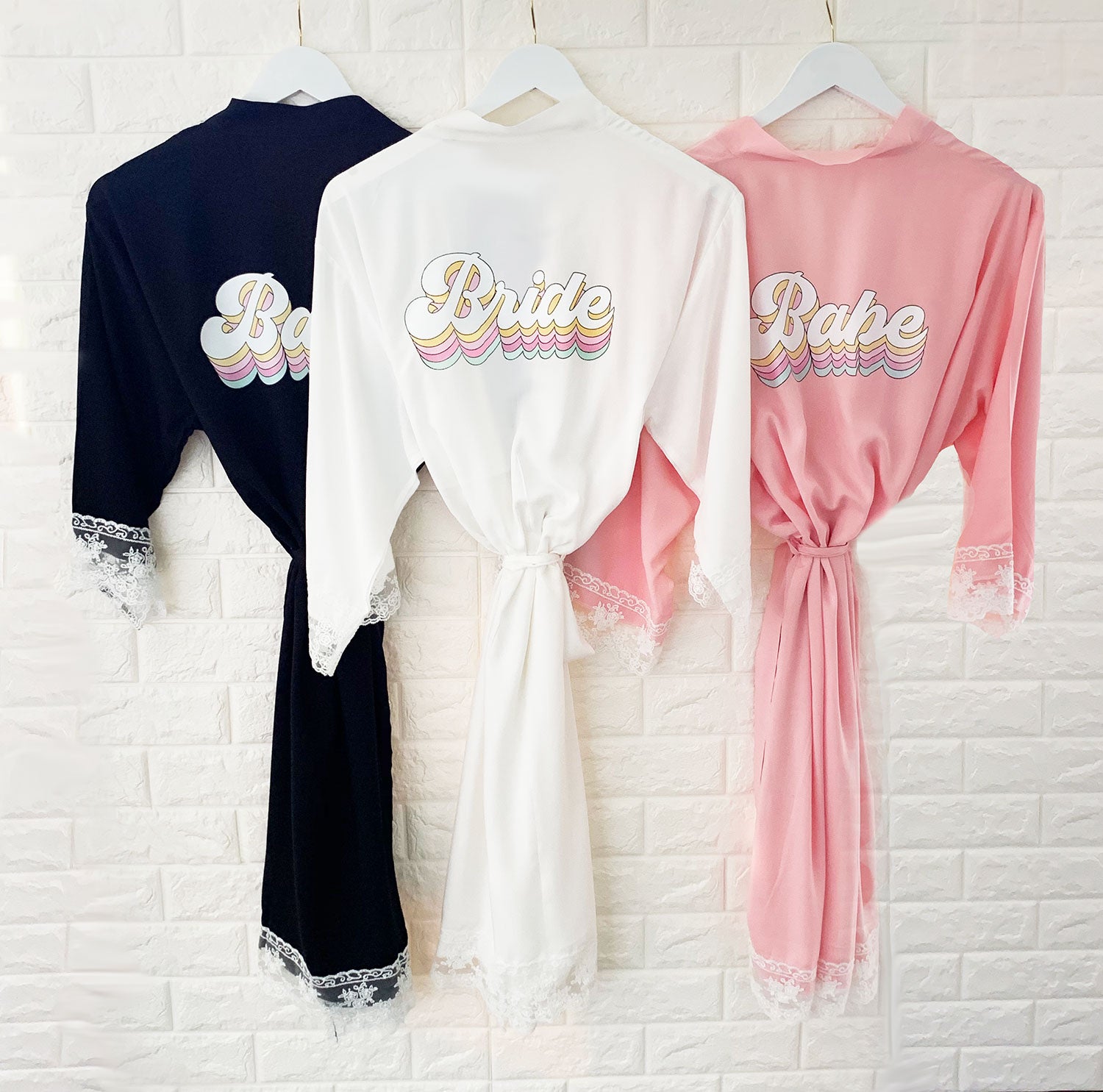 Retro Bride & Babe Robe