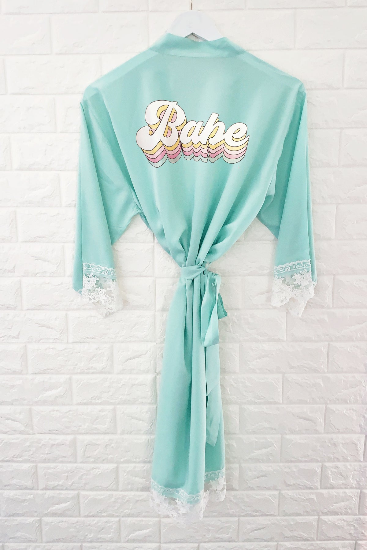 Retro Bride & Babe Robe