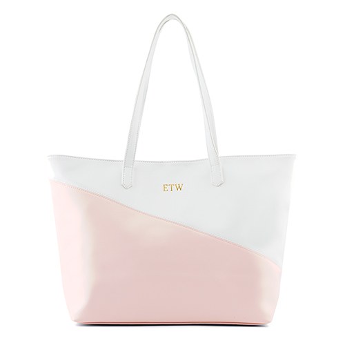 Bridesmaid gift blush tote