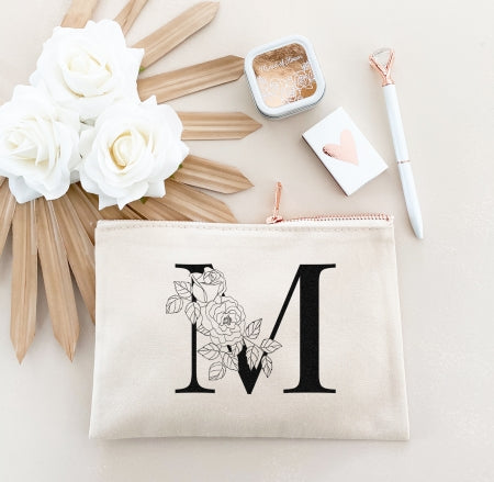 Floral Makeup Clutch