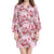 Floral Cotton Bridal Robe - Pink