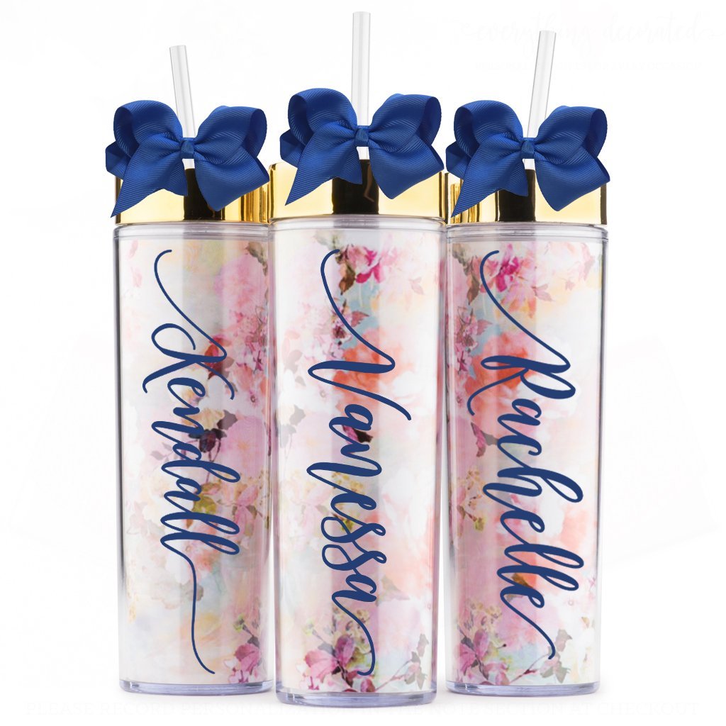 Wild Flower Bridesmaid Tumbler