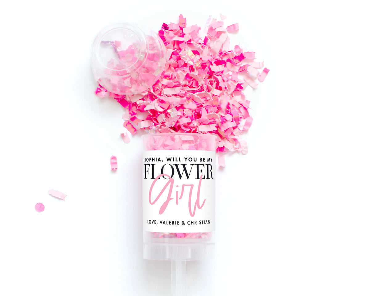 Flower Girl Confetti Popper