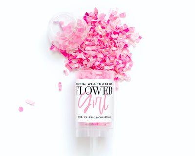 Flower Girl Confetti Popper