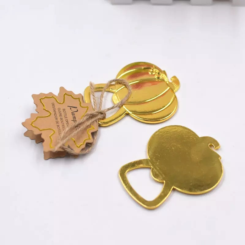 Pumpkin Bottle Opener - Gold