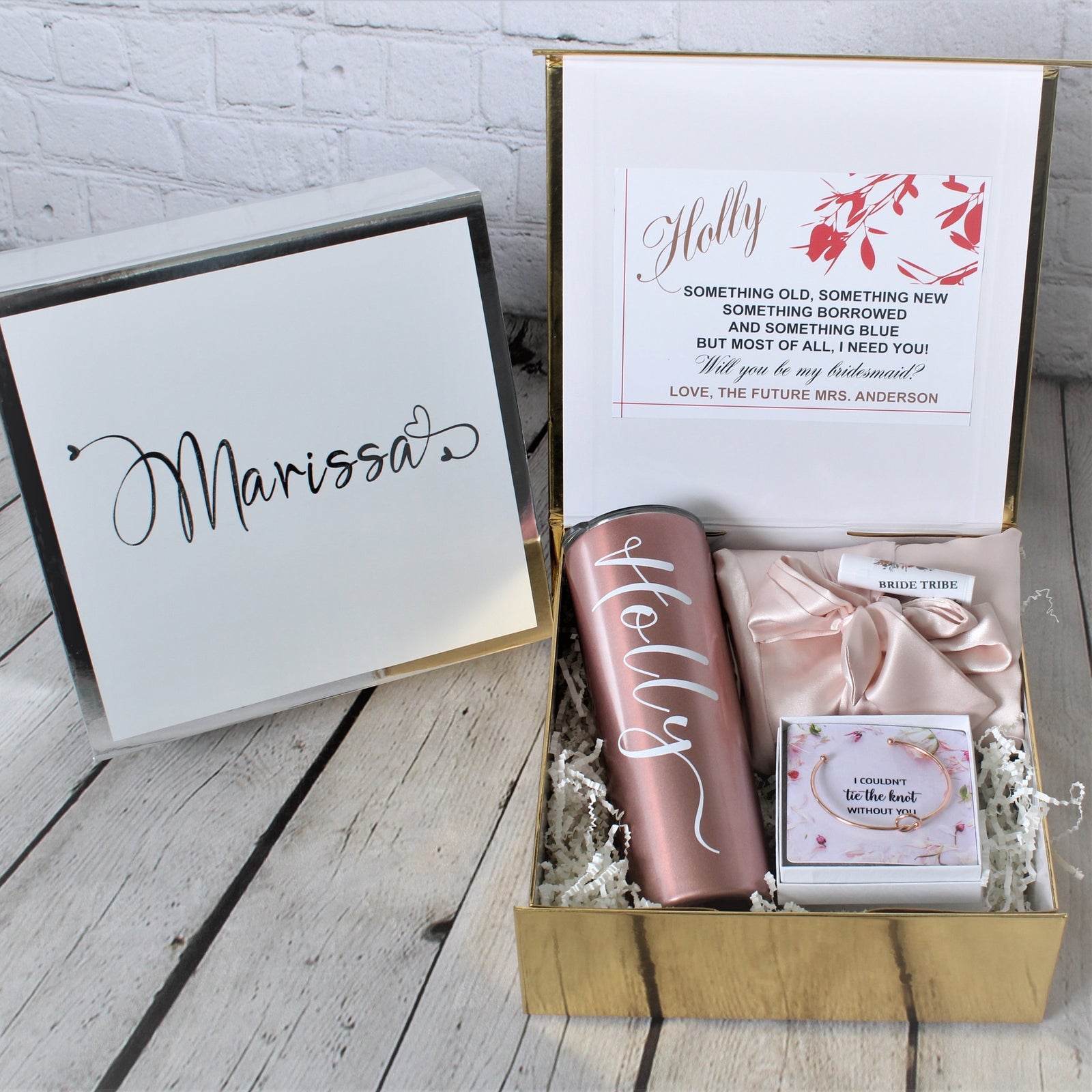 Will you be my Bridesmaid? Wooden Gift Box