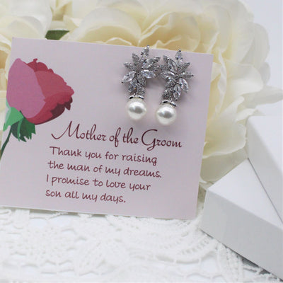 Mother of the Groom Vintage Earrings