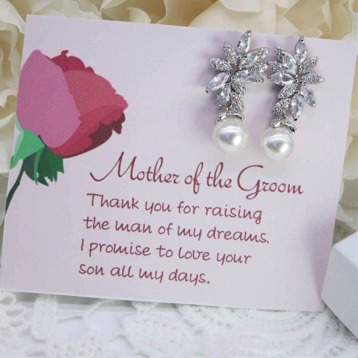 Mother of the Groom Vintage Earrings