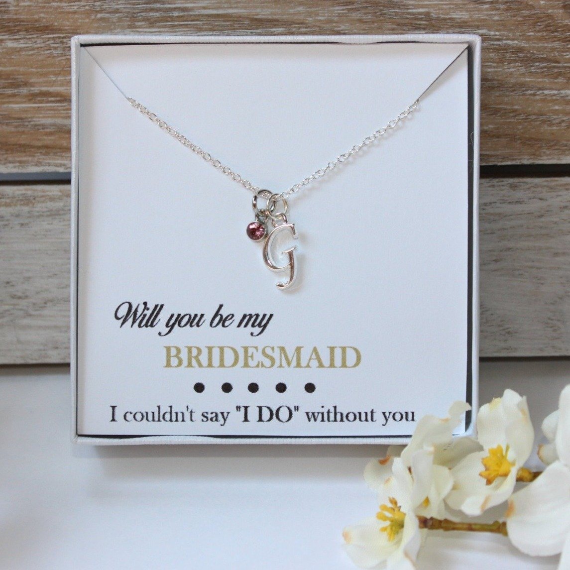 Maid of honor necklace clearance