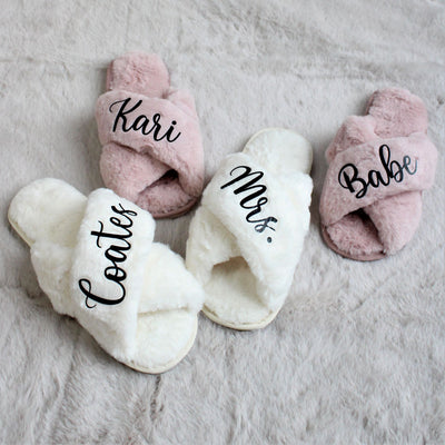 Cozy Bridal Slippers