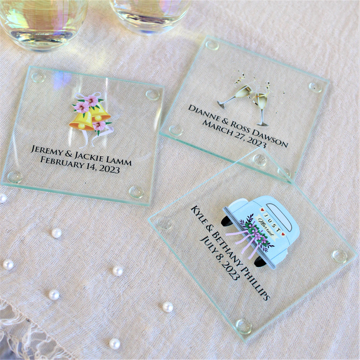 Personalized Glass Coasters