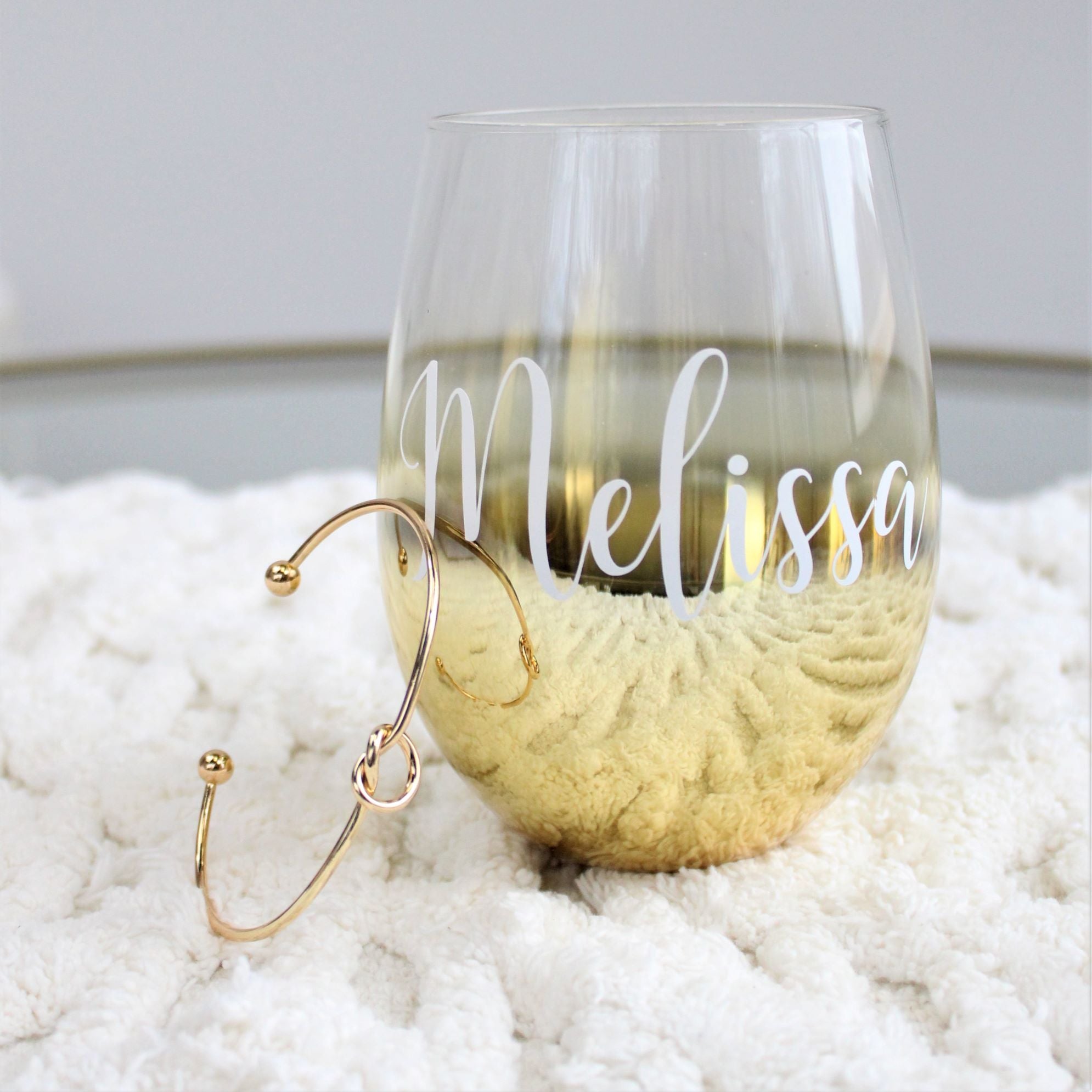 Tipsy Names Stemless Wine Glasses