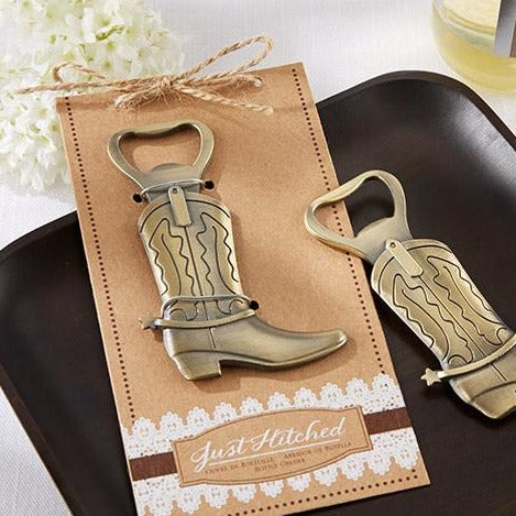 Wedding Favor Boot Shaped Bottle Opener