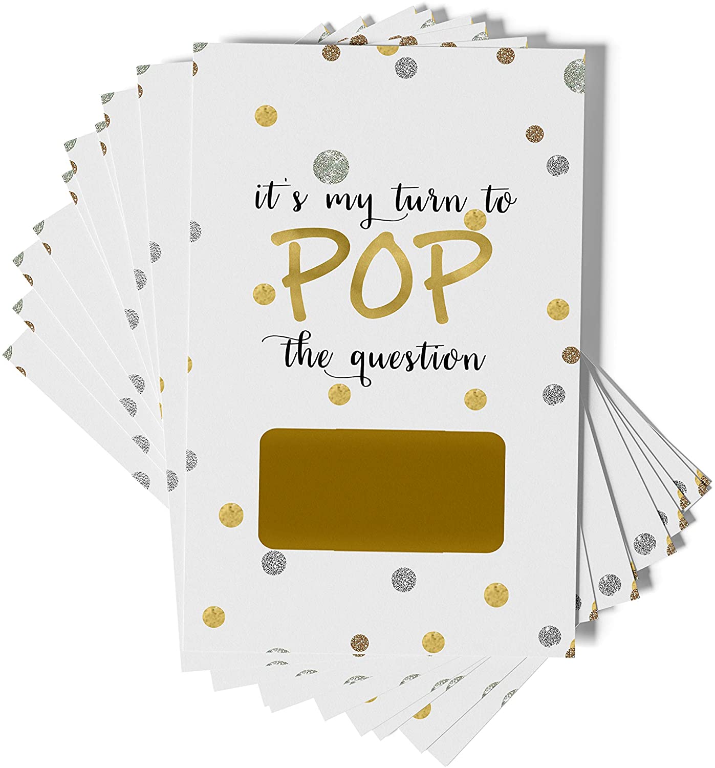 Scratch Off Proposal Cards