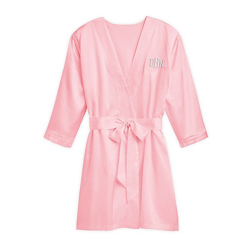 Devilishly Smooth Satin Robe