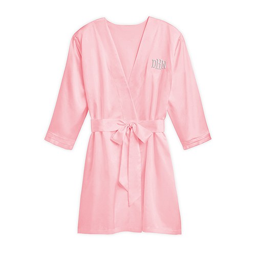 Devilishly Smooth Satin Robe
