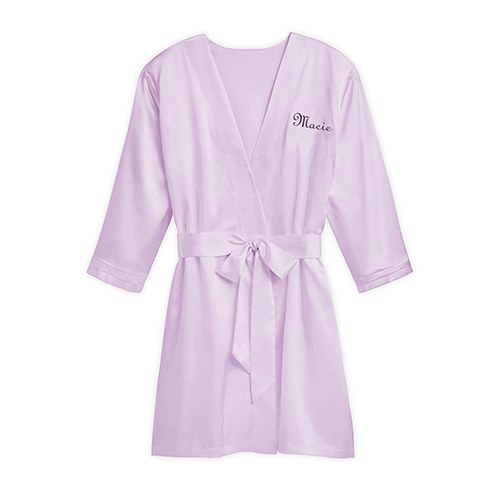 Devilishly Smooth Satin Robe