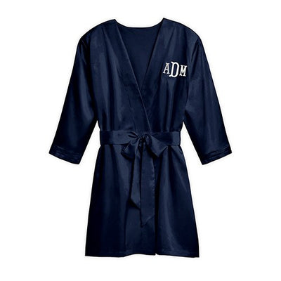 Devilishly Smooth Satin Robe