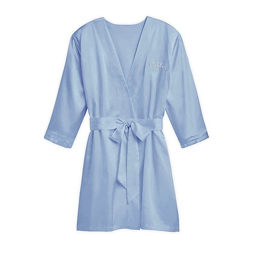Devilishly Smooth Satin Robe