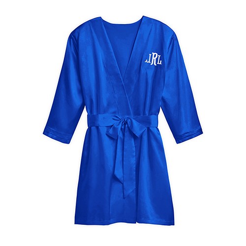 Devilishly Smooth Satin Robe