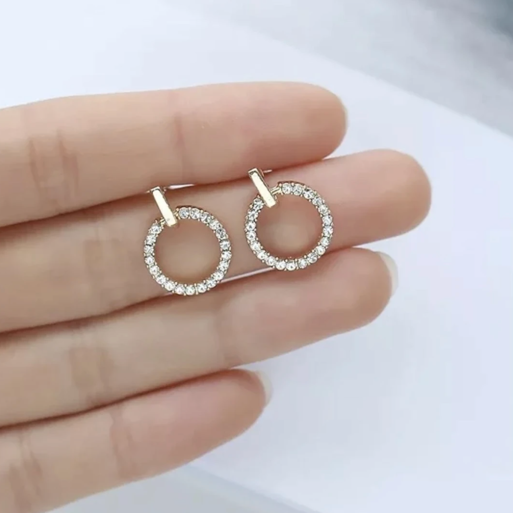 Circle Sparkle Earrings