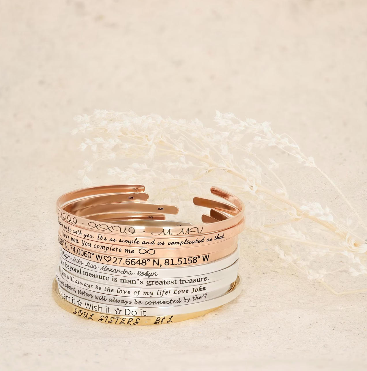 Bridesmaid deals cuff bracelet