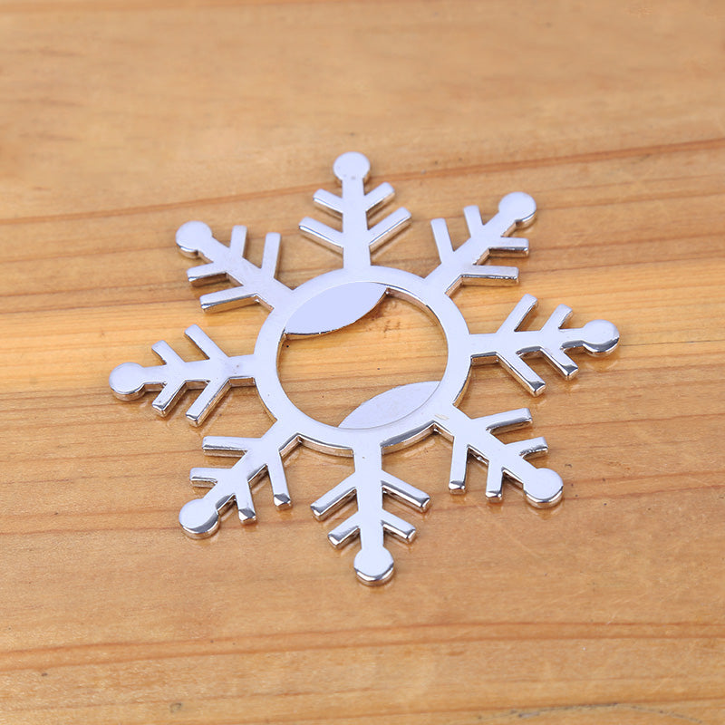 Silver Snowflake Bottle Opener