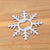 Silver Snowflake Bottle Opener