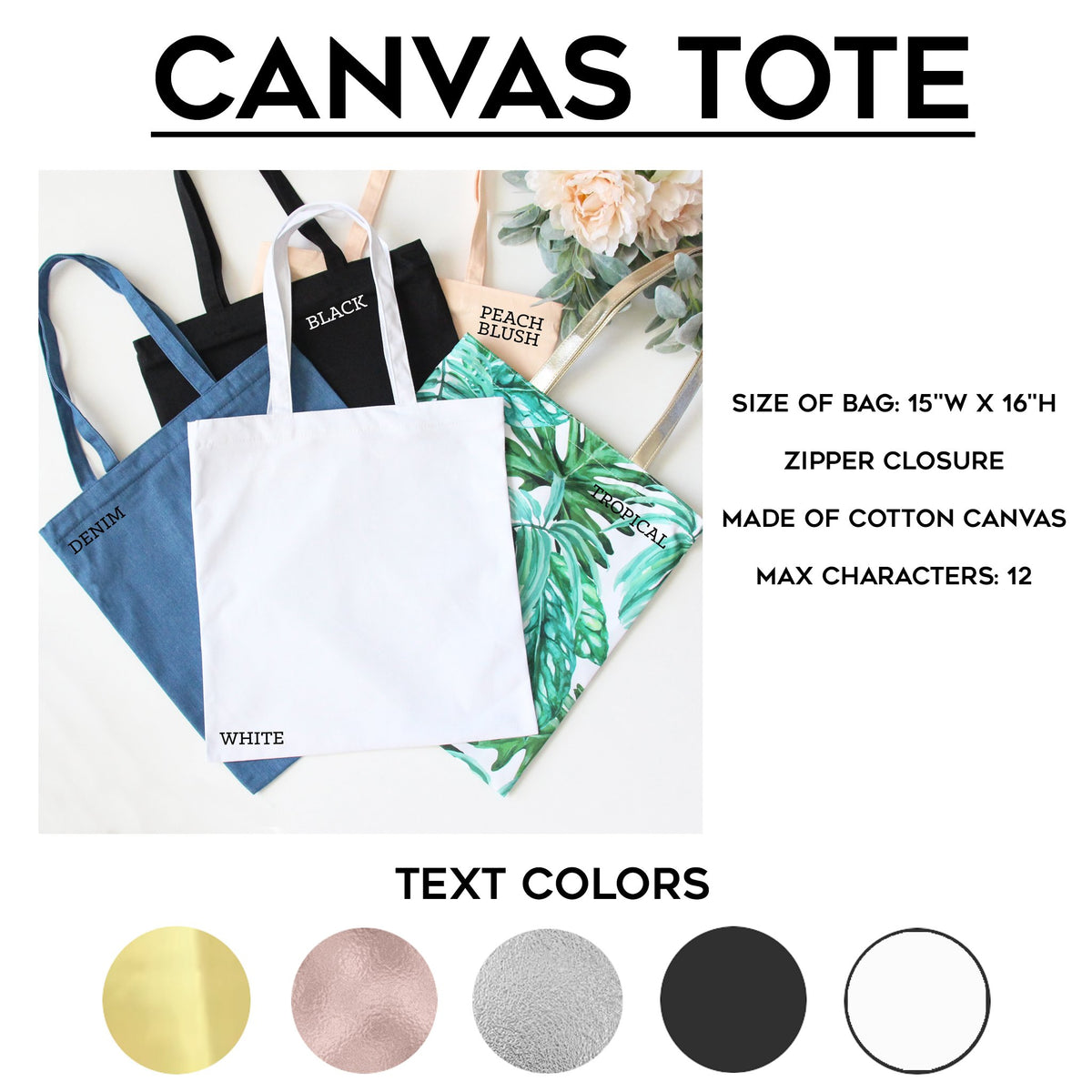 Flower Girl Totes