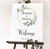 Elegant Wedding Welcome Canvas Sign