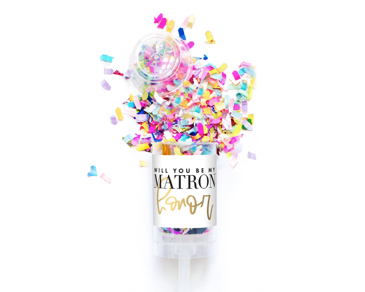 Bridal Party Confetti Popper