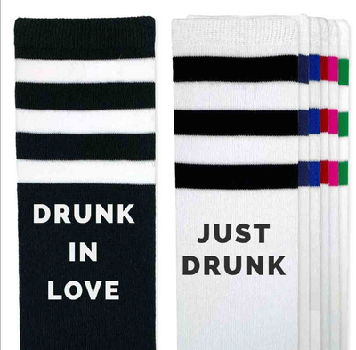 Drunk In Love Bachelorette Socks