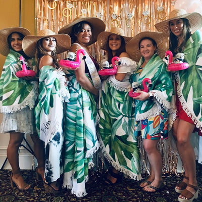 Round Bridesmaid Towels