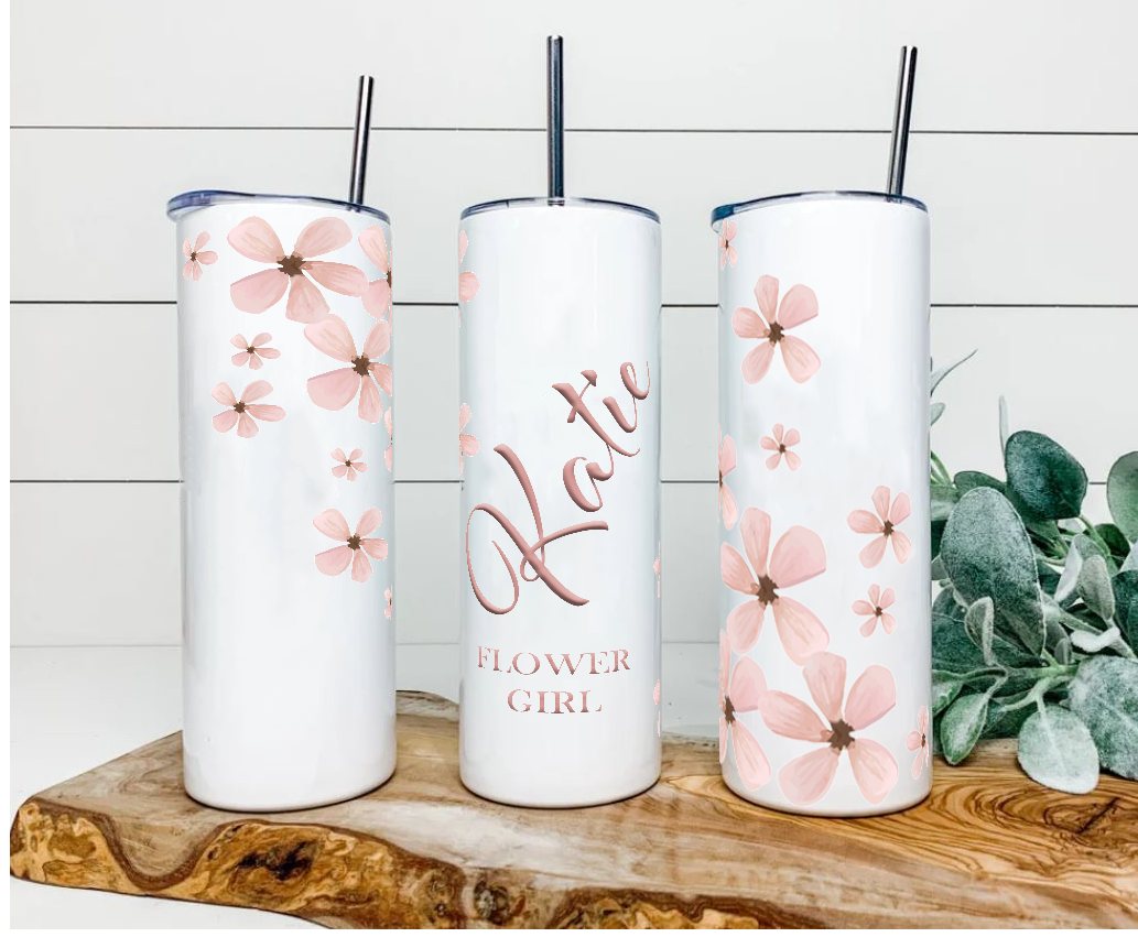 Blush Floral Tumbler