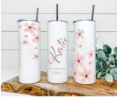 Blush Floral Tumbler