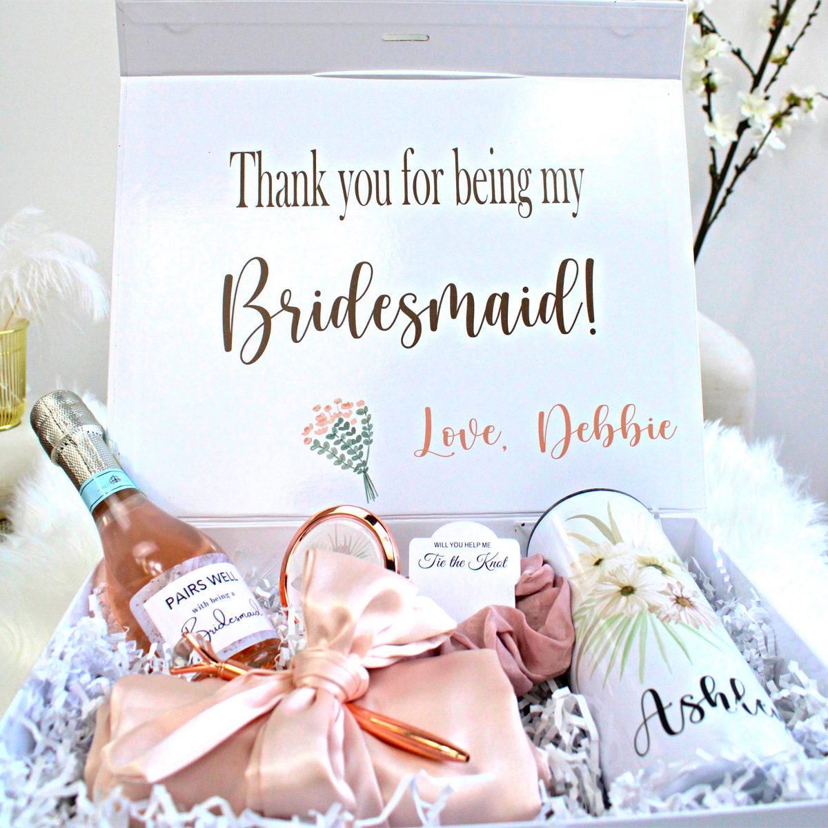 Boho Chic Bridesmaid Gift Set
